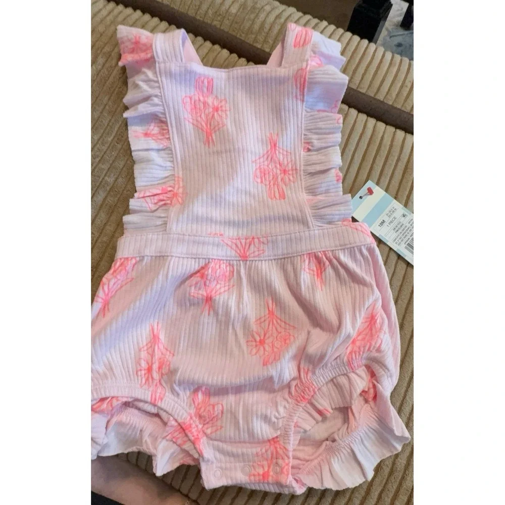 NEW toddler girls size 18 months one piece Cat & Jack outfit.  Cute, comfy.